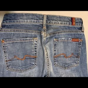 7 for All Mankind Jeans Flare size 25